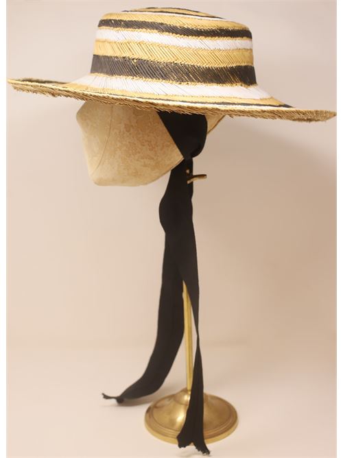cappello in paglia con laccio Laboratorio Capri | GIUNCONERO